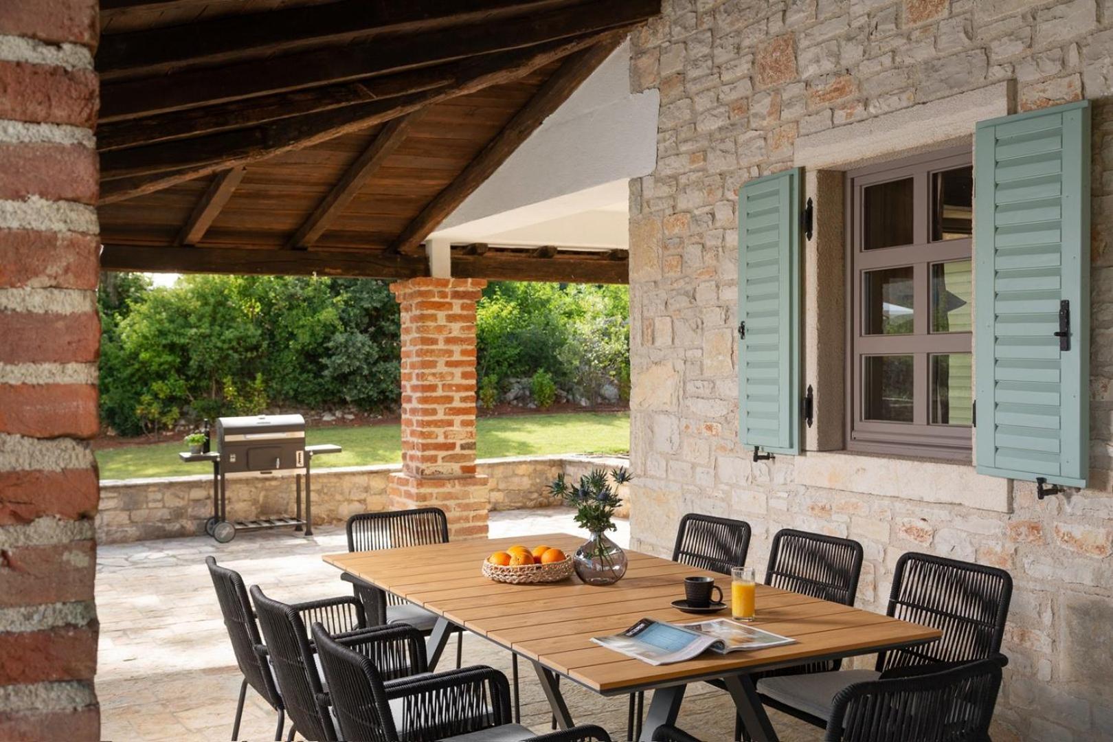 Rustic Villa Calluna & Cardamine With A Pool Sveti Lovreč Pazenatički Exterior foto